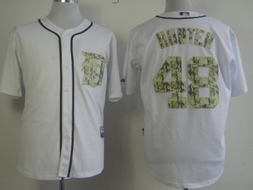 Torii Hunter Detroit Tigers white Camo jersey