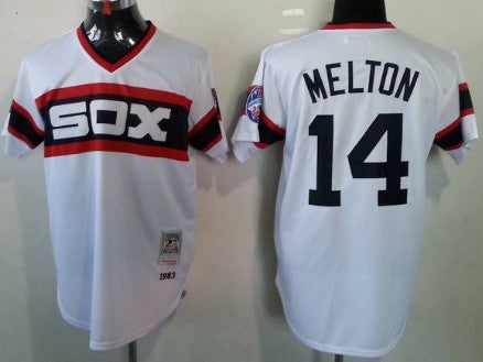 Bill Melton Chicago White Sox white Throwback jersey