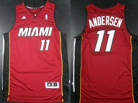 Chris Andersen Revolution Miami Heat red jersey