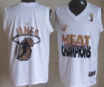 LeBron James Miami Heat white Fashion jersey