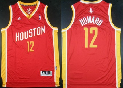 Dwight Howard Revolution Houston Rockets red jersey