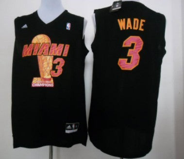 Dwyane Wade Miami Heat black Fashion jersey