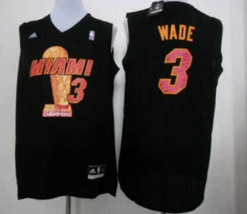 Dwyane Wade Miami Heat black Fashion jersey