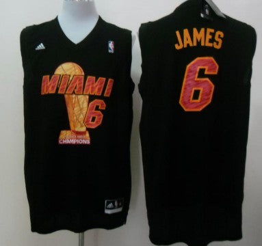 LeBron James Miami Heat black Fashion jersey