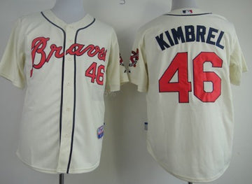 Craig Kimbrel Atlanta Braves cream jersey