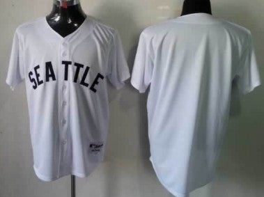 Custom Seattle Mariners white jersey