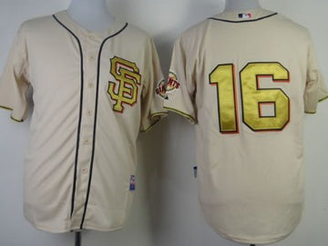 Angel Pagan San Francisco Giants cream jersey