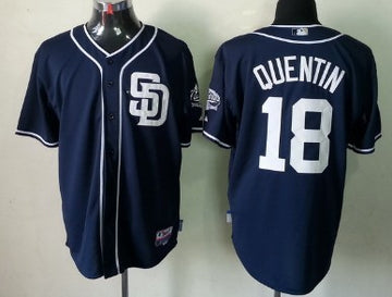 Carlos Quentin San Diego Padres navy jersey