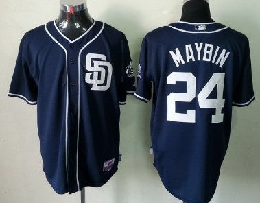 Cameron Maybin San Diego Padres navy jersey