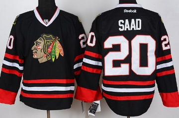 Brandon Saad Chicago Blackhawks black jersey