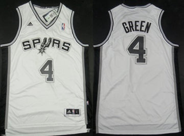 Danny Green San Antonio Spurs white jersey