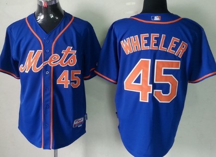 Zack Wheeler New York Mets blue jersey