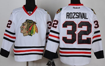 Michal Rozsival Chicago Blackhawks white jersey