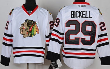 Bryan Bickell Chicago Blackhawks white jersey