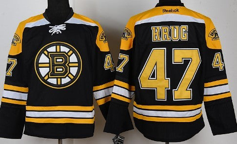 Torey Krug Boston Bruins black jersey