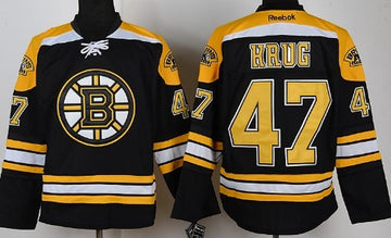 Torey Krug Boston Bruins black jersey