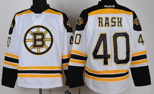 Tuukka Rask Boston Bruins white jersey