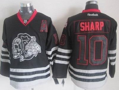 Patrick Sharp Chicago Blackhawks black jersey