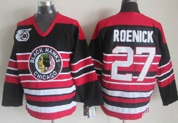 Jeremy Roenick Chicago Blackhawks black Throwback jersey