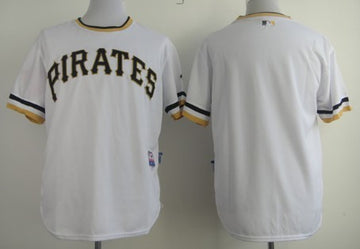 Custom Pittsburgh Pirates white jersey