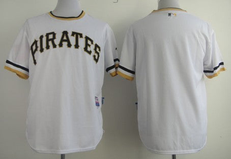 Custom Pittsburgh Pirates white jersey
