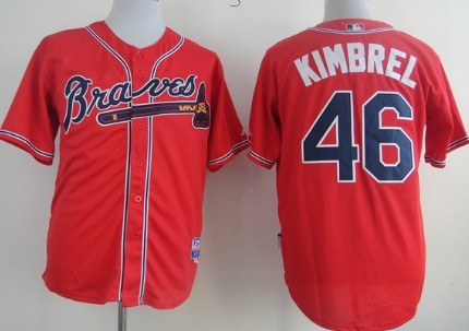 Craig Kimbrel Atlanta Braves red jersey