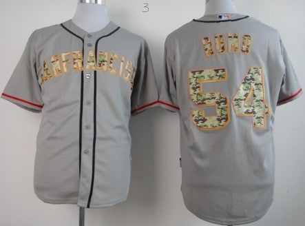Sergio Romo San Francisco Giants gray Camo jersey