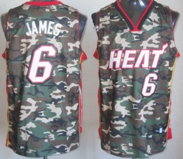 LeBron James Miami Heat camo Fashion jersey