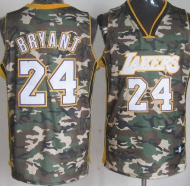 Kobe Bryant Los Angeles Lakers camo Fashion jersey