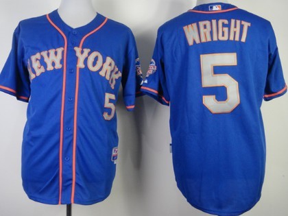 David Wright New York Mets blue jersey