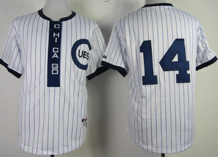 Ernie Banks Chicago Cubs white jersey