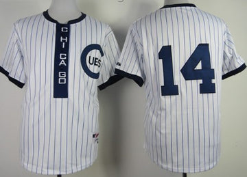 Ernie Banks Chicago Cubs white jersey
