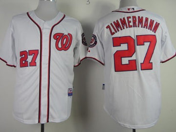 Jordan Zimmermann Washington Nationals white jersey