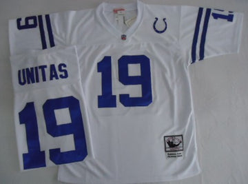 Johnny Unitas Indianapolis Colts white Throwback jersey