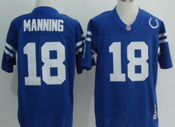 Peyton Manning Indianapolis Colts blue Throwback jersey