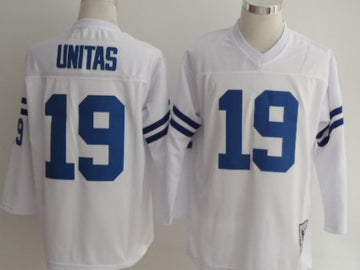 Johnny Unitas Indianapolis Colts white Throwback jersey