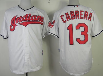 Asdrubal Cabrera Cleveland Guardians white jersey