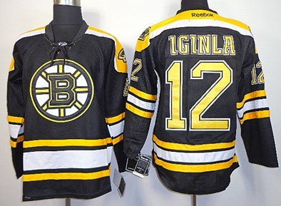 Jarome Iginla Boston Bruins black jersey