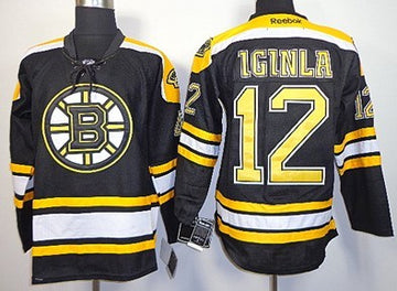 Jarome Iginla Boston Bruins black jersey