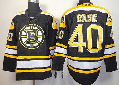 Tuukka Rask Boston Bruins black jersey