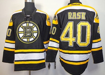 Tuukka Rask Boston Bruins black jersey