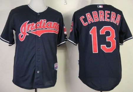 Asdrubal Cabrera Cleveland Guardians navy jersey