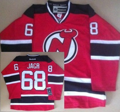 New Jaromir Jagr New Jersey Devils red jersey