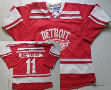 Daniel Alfredsson Detroit Red Wings red Winter Classic jersey