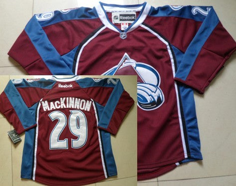 Nathan MacKinnon Colorado Avalanche red jersey