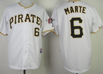 Starling Marte Pittsburgh Pirates white jersey