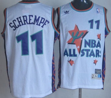NBA All-Star white Throwback jersey