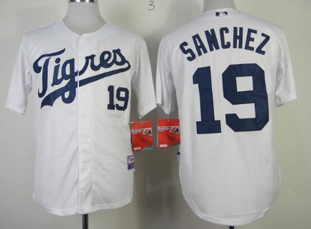 Anibal Sanchez Detroit Tigers white jersey