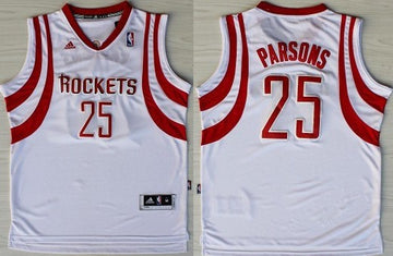 Chandler Parsons Revolution Houston Rockets white jersey