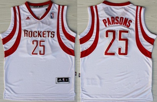 Chandler Parsons Revolution Houston Rockets white jersey